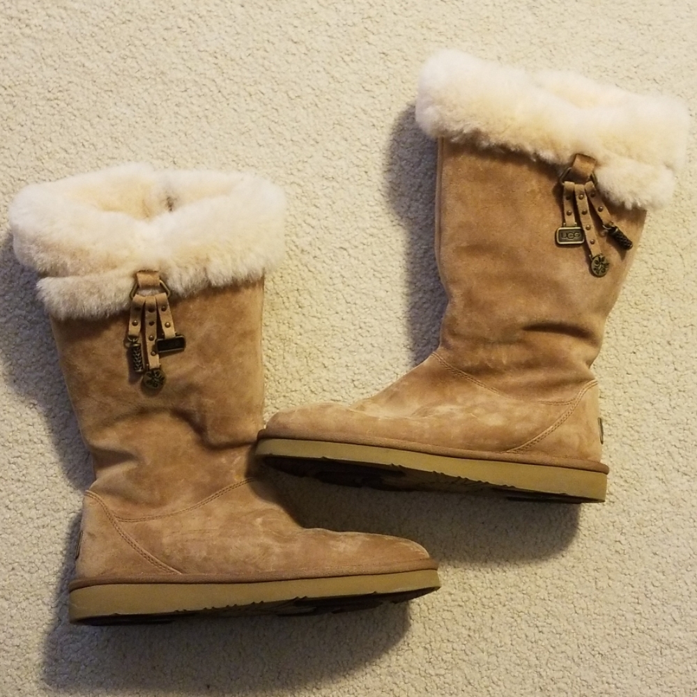 UGG Plumdale Genuine Shearling Charm Boot